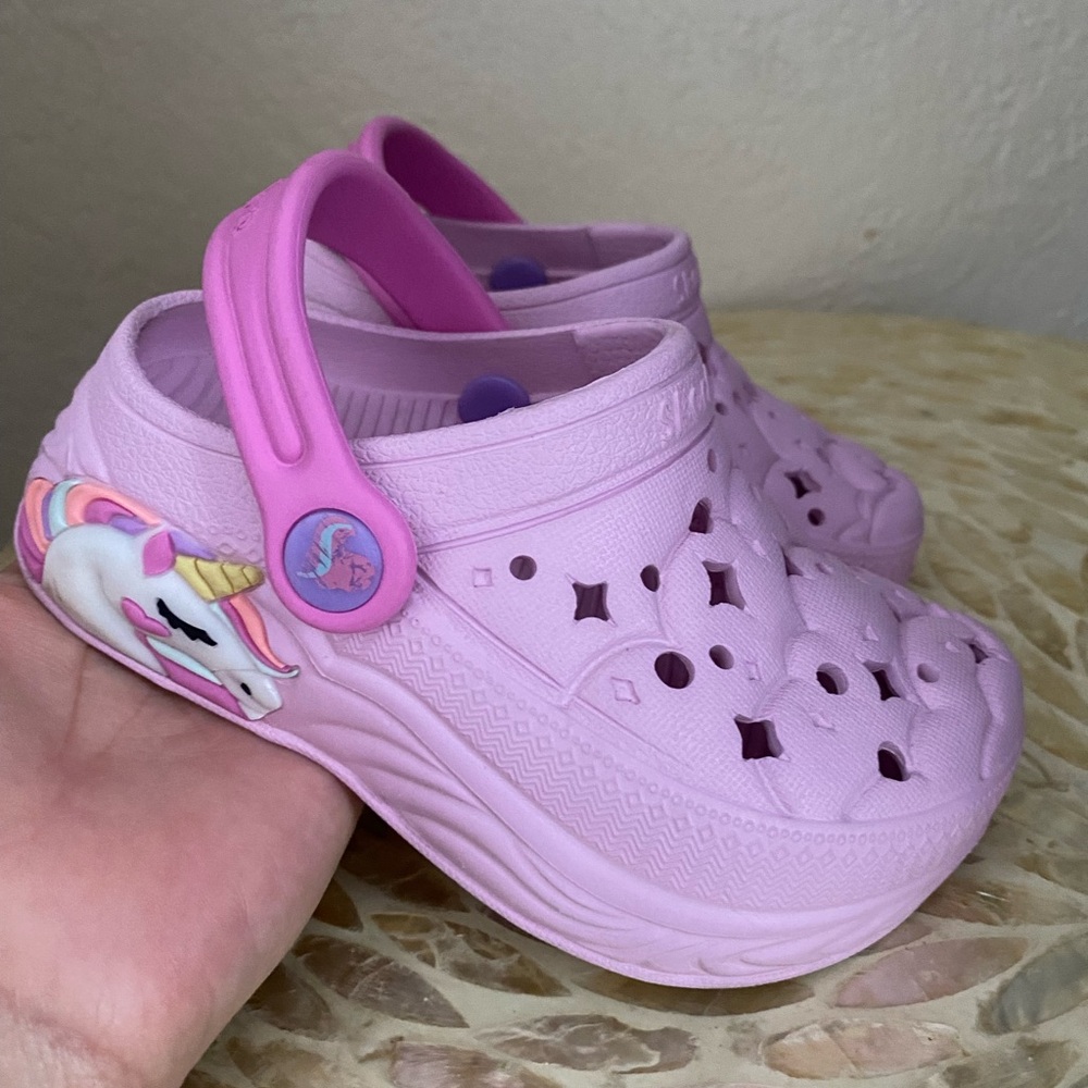 Foamies pink 🦄unicorn 🦄 Dreamer girls Toddler size7